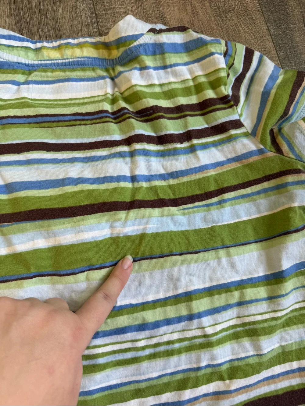 Liz Claiborne Y2K Vintage Striped T-Shirt